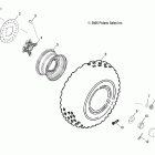 R08RF68AD/AF/AZ RANGER 6X6 700 EFI Колеса перед