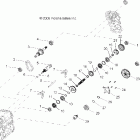 R08RF68AD/AF RANGER 6X6 700 EFI Главные внутренности КПП