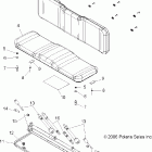 R08RF68AD/AF RANGER 6X6 700 EFI Body, seat and base