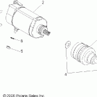 R08RF68AD/AF RANGER 6X6 700 EFI Стартер