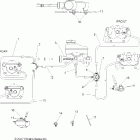 R08RF68AD/AF RANGER 6X6 700 EFI Brakes, lines and master cylinder