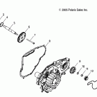R06RF68AA RANGER 6x6 EFI 700 Oil pump and water pump