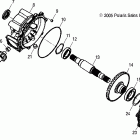R06RF68AA RANGER 6x6 EFI 700 Gearcase, rear