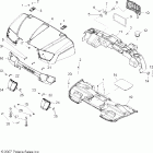 R08RF68AD/AF RANGER 6X6 700 EFI Body, hood and dashboard
