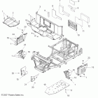 R08RF68AD/AF/AZ RANGER 6X6 700 EFI Body, floor and fenders