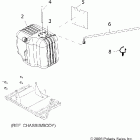 R08RF68AD/AF RANGER 6X6 700 EFI Топливный бак
