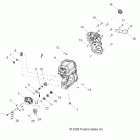 R08RF68AD/AF/AZ RANGER 6X6 700 EFI Картер КПП