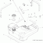 R08VH76AD/AG RANGER RZR 800 EFI Топливный бак