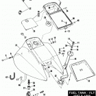 FLTC DBLH Touring Tour Glide Classic (1987) FUEL TANK - FLT MODELS-1987 & 1988