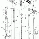 XL883 CAMH Sportster 883 (1987) FRONT FORK - 1986 & 1987