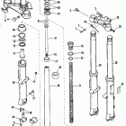 FXRT ECLH FXR Touring (1987) FRONT FORK - 1987 FXRT
