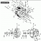 FXEF BBLF FX Super Glide Fat Bob (1985) Картер двигателя