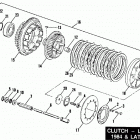 FXRS EBLE FXR Low Glide (1984) CLUTCH - LATE 1984 & LATER