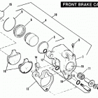 FXEF BBLF FX Super Glide Fat Bob (1985) Передний суппорт