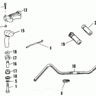 FXEF BBLF FX Super Glide Fat Bob (1985) Руль