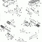 FLHTC DJLE Touring Electra Glide Classic (1984) FOOTBOARDS AND FOOTRESTS