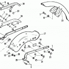 FXST BHLE Softail Standard (1984) FENDERS AND REAR OR BELT CHAIN GUARD - FXST
