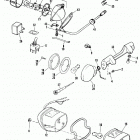 FLHTC DJLE Touring Electra Glide Classic (1984) TAIL LAMP AND REAR TURN SIGNALS