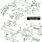 FLHTC DJLE Touring Electra Glide Classic (1984) SADDLEBAG GUARDS AND BATTERY