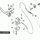 FXRS EBLE FXR Low Glide (1984) Привод управления сцеплением