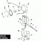 FLHTC DJLE Touring Electra Glide Classic (1984) SIDECAR TURN SIGNAL - TLE