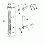 FXRC EJLF FXR Custom (1985) SHOCK ABSORBERS - UNIQUE PARTS - 85&86 FXRS HIGH PERF.