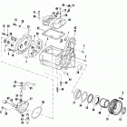 FXSTC BKLG Softail Custom (1986) TRANSMISSION HOUSING - 5 SPEED
