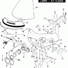 FLTC DBLF Touring Tour Glide Classic (1985) WINDSHIELD FAIRING AND LAMPS - FLT CLASSIC