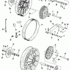 FXRS EBLE FXR Low Glide (1984) REAR WHEEL, CHAIN GUARD & BELT GUARD - FXR, FXRS
