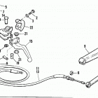 FXEF BBLF FX Super Glide Fat Bob (1985) CLUTCH HAND CONTROL