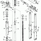 FXRC EJLF FXR Custom (1985) FRONT FORK - UNIQUE PARTS - 85&86 FXRS HIGH PERFORMANCE