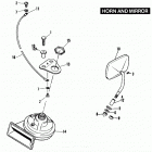 FXRS EBLE FXR Low Glide (1984) HORN AND MIRROR