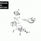 FXEF BBLF FX Super Glide Fat Bob (1985) CIRCUIT BREAKER AND BRAKE SWITCHES
