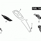 FXRS EBLE FXR Low Glide (1984) FUEL TANK TRIM