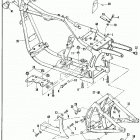 FXSTC BKLG Softail Custom (1986) FRAME AND REAR FORK - 1986 FXST