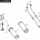 FXEF BBLF FX Super Glide Fat Bob (1985) Дроссельное управление