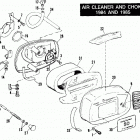 FLHTC DJLE Touring Electra Glide Classic (1984) AIR CLEANER AND CHOKE - 1984 & 1985