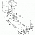FXEF BBLF FX Super Glide Fat Bob (1985) REAR BRAKE CONTROL -  FXSB, FXEF