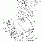 XLS CBHE Sportster Roadster 1000 (1984) FUEL TANK - XLS - 1983 & LATER
