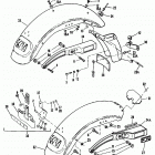 XLS CBHC Sportster Roadster 1000 (1982) Задний бампер
