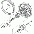 XLS CBHC Sportster Roadster 1000 (1982) FRONT WHEEL - LACED