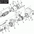 XLS CBHC Sportster Roadster 1000 (1982) STARTER MOTOR - 1981 & LATER
