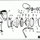 CLE 2HJ0 Attachments Sidecar (1980) Фара