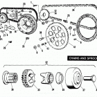 FXE BAKE FX Super Glide (1984) CHAINS AND SPROCKETS - CHAIN DRIVEN MODELS