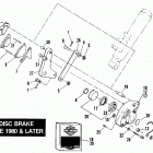 FLHS AKKE Touring Electa Glide Sport (1984) DISC BRAKE - LATE 1980 & LATER