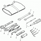 FLH80 AJKD Touring Electra Glide Heritage (1983) (Shovelhead) RIDER TOOLS