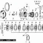FXRS EBLE FXR Low Glide (1984) CLUTCH - EARLY 1984