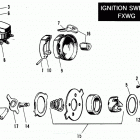 FXWG BEKC FX Wide Glide (1982) IGNITION SWITCH - FXWG