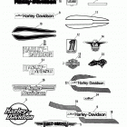 FXE BAKE FX Super Glide (1984) FUEL TANK TRIM