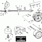 FLH80 AJKD Touring Electra Glide Heritage (1983) (Shovelhead) SPEEDOMETER AND TACHOMETER